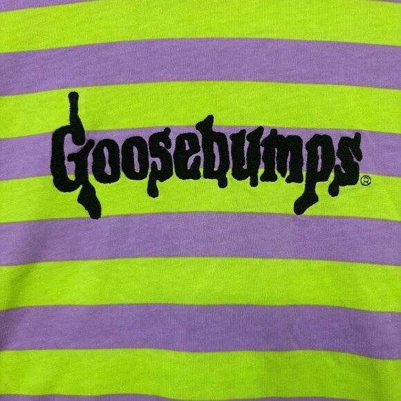 DUMBGOOD x Goosebumps RL Stine Horror Series Oversized Tee L - Picture 2 of 4